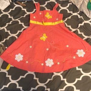 Cute pink and yellow sundress